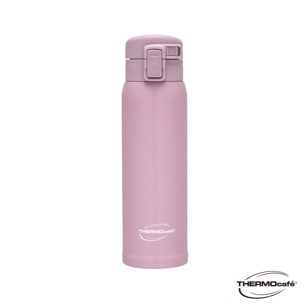 【THERMOcafe' 凱菲】不鏽鋼真空保溫瓶480ml-粉紫色