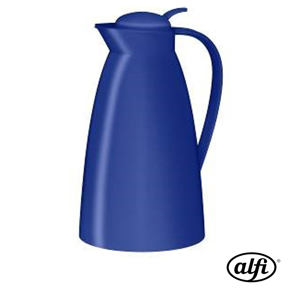 【alfi愛麗飛】玻璃內膽 真空保溫壺1.0L-皇家藍