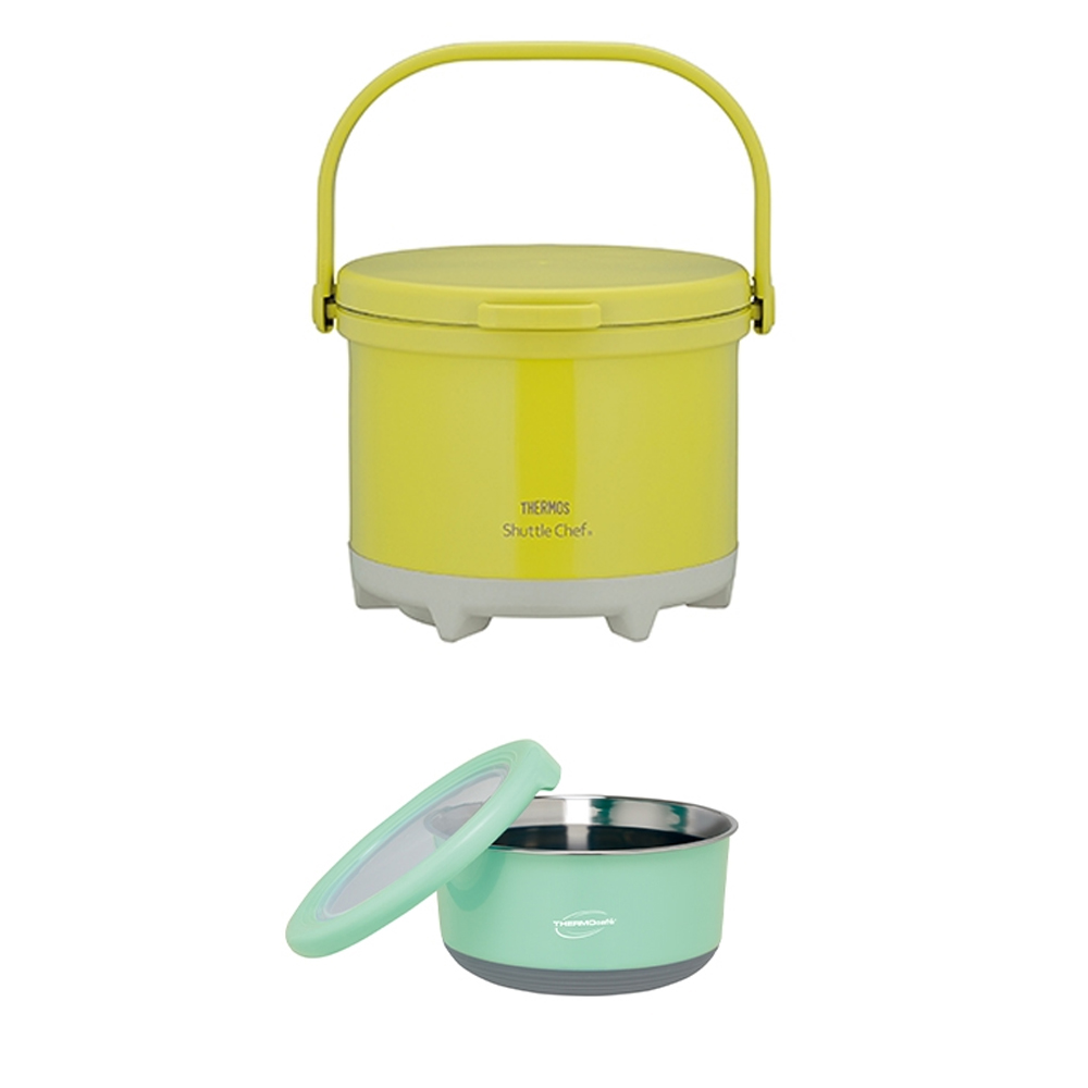 Thermos-鍋具-彩漾燜燒鍋(橄欖綠)【活動專區商品】 -RPE-3000-OLV