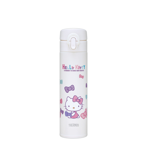 【THERMOS膳魔師】Hello kitty蝴蝶結系列_thermos保溫瓶-JNI-402KT_400ml