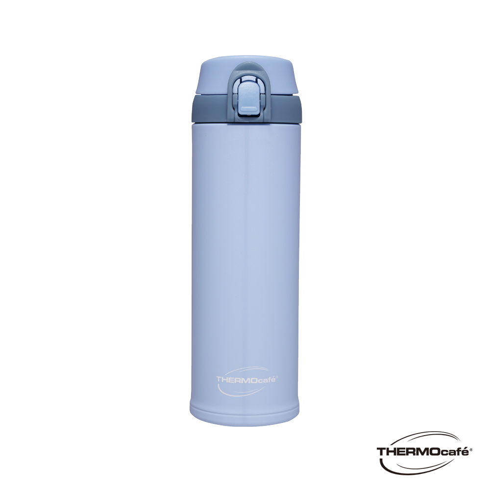 【THERMOcafe' 凱菲】不銹鋼真空保溫瓶480ml-藍色
