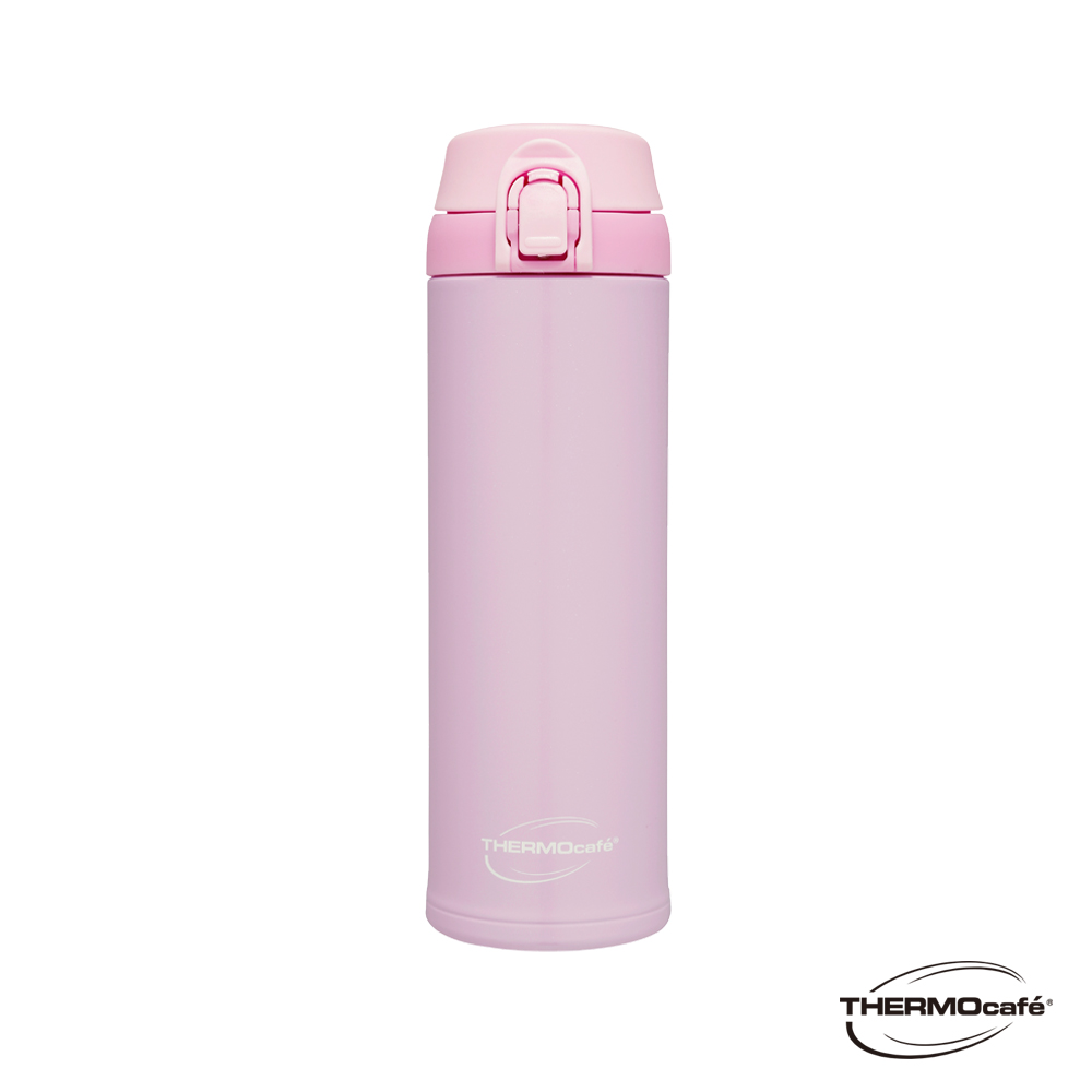 【THERMOcafe' 凱菲】不銹鋼真空保溫瓶480ml-粉紅色