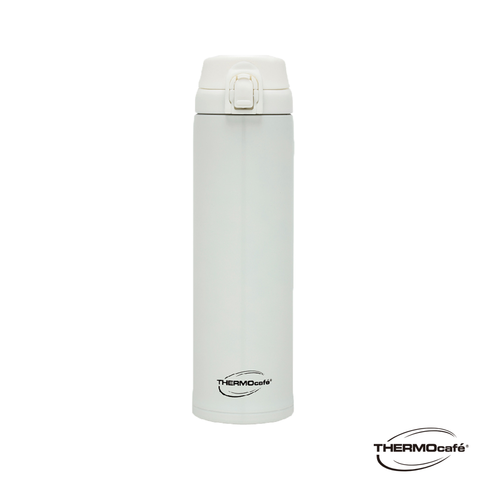 【THERMOcafe' 凱菲】不銹鋼真空保溫瓶600ml-白色