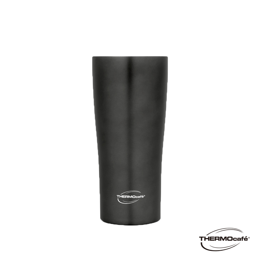 【THERMOcafe' 凱菲】不銹鋼真空冰沁杯430ml-霧面黑