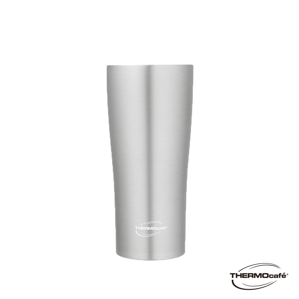 【THERMOcafe' 凱菲】不銹鋼真空冰沁杯430ml-霧面銀
