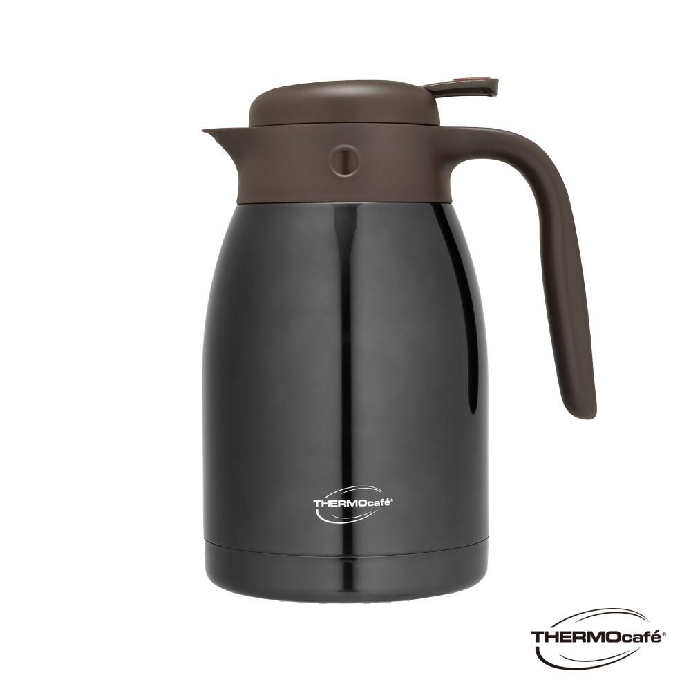 【THERMOcafe' 凱菲】不銹鋼真空保溫壺_1500ml_深灰色