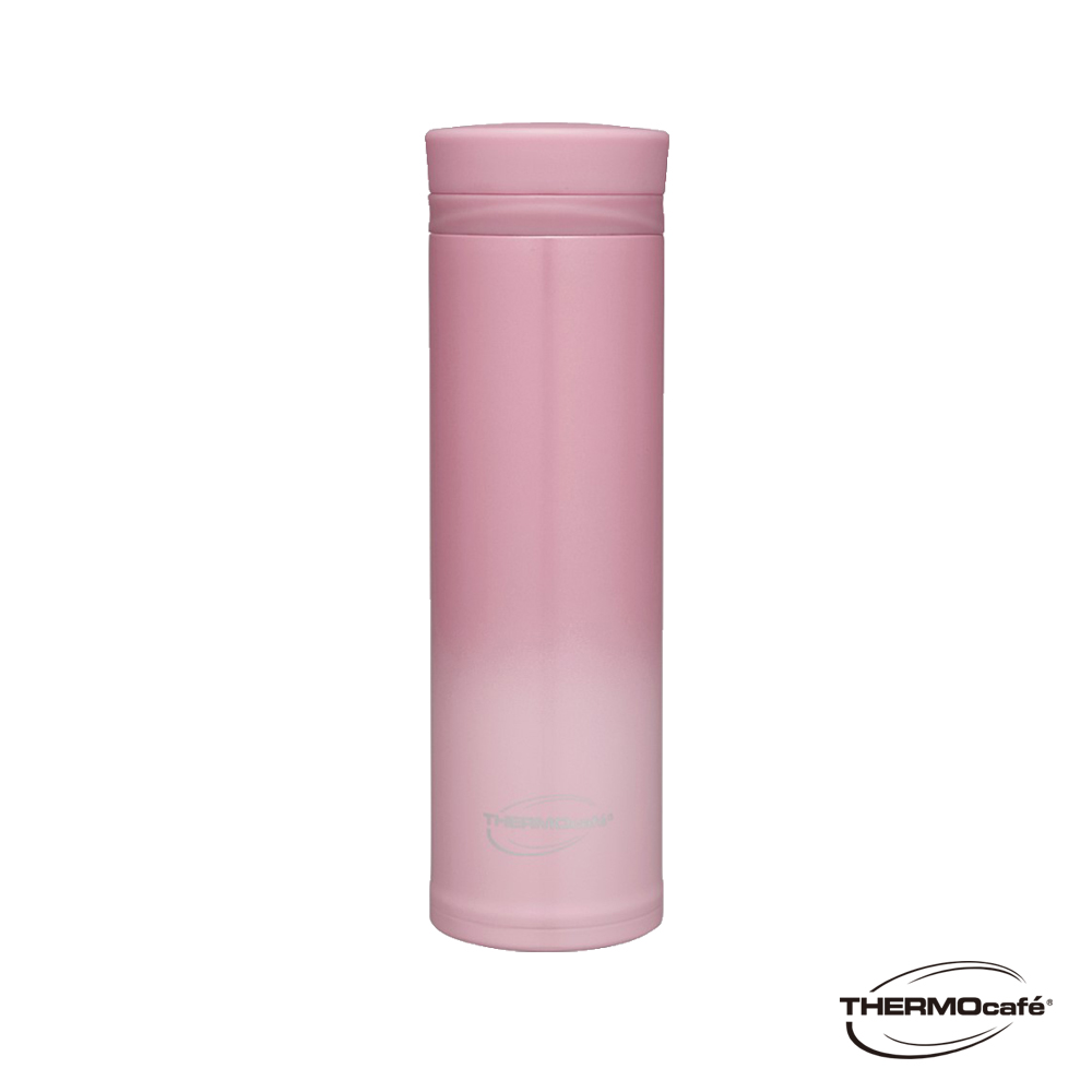 【THERMOcafe' 凱菲】不銹鋼真空保溫杯480ml-漸層粉