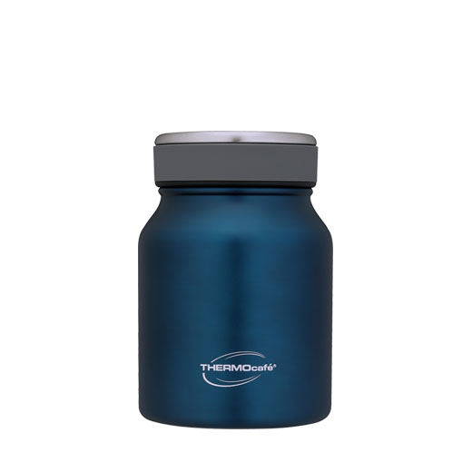 【THERMOcafe' 凱菲】不銹鋼真空保溫食物罐_500ml_深藍色