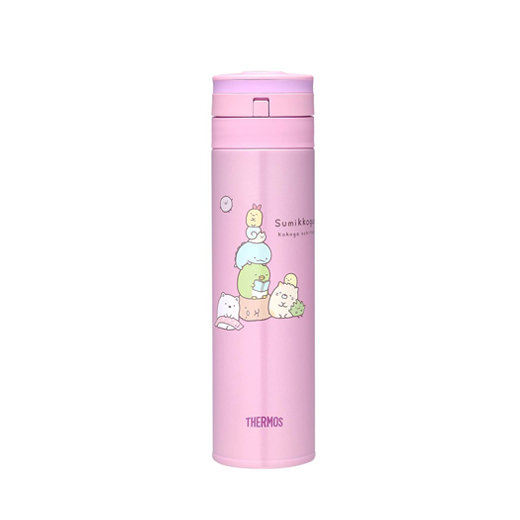 【THERMOS膳魔師】不銹鋼真空保溫瓶-角落小夥伴_牆角篇_450ml