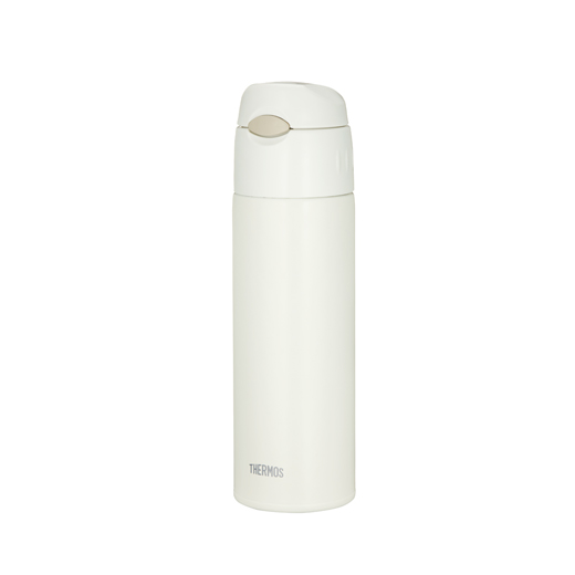 【THERMOS膳魔師】不銹鋼真空保冷瓶_FHL-551系列_550ml_奶油白
