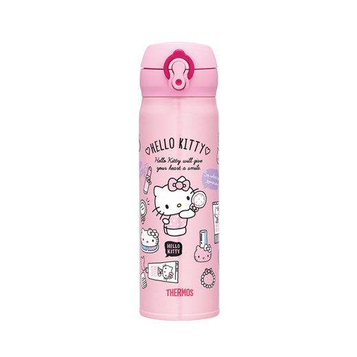 【THERMOS膳魔師】保溫瓶_jnl-502kt系列_500ml_ Hello Kitty化妝品篇