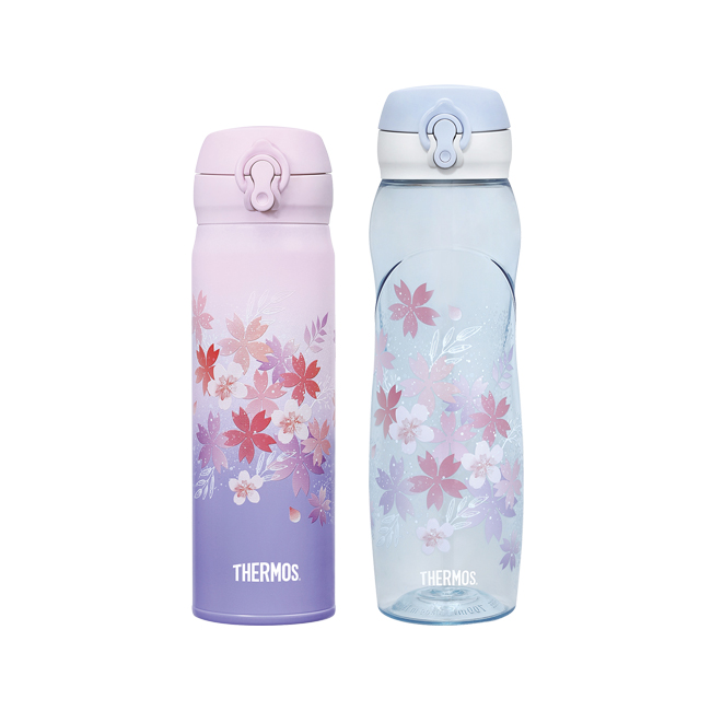 【THERMOS膳魔師】保溫瓶_jnl-500系列_500ml_櫻花【活動專區商品】