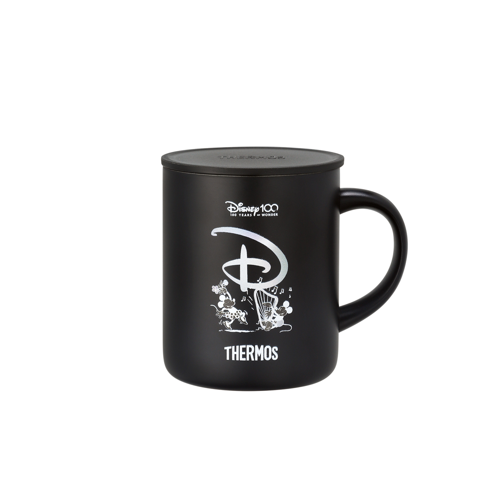 【THERMOS膳魔師】不銹鋼真空杯_JDG-350系列_350ml_Disney100週年-黑