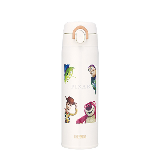【THERMOS膳魔師】不銹鋼真空保溫瓶_JALC-500系列_500ml_Disney100週年-白
