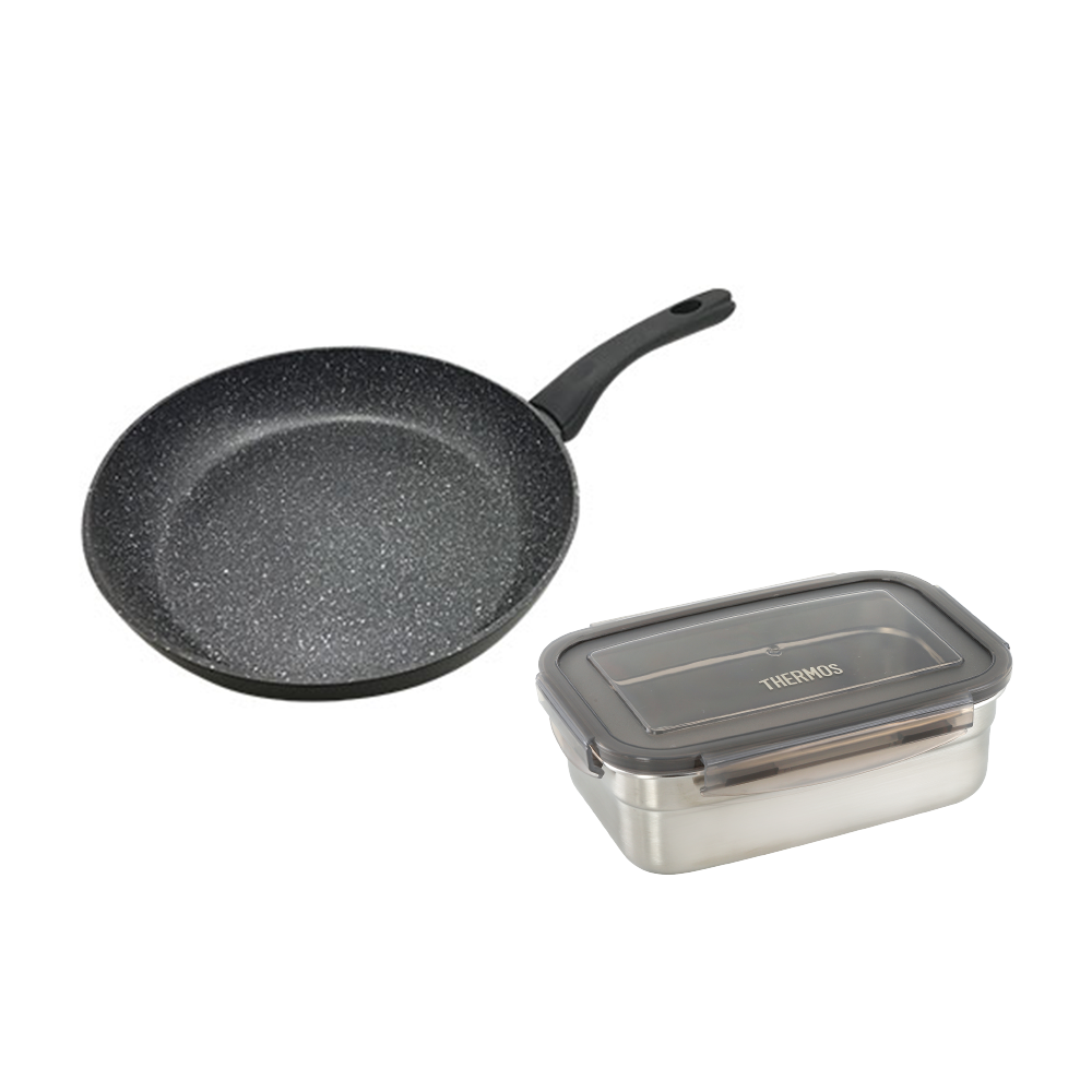 【BEKA貝卡】Kitchen Roc晶石鍋系列 單柄平底鍋28cm【活動專區商品】