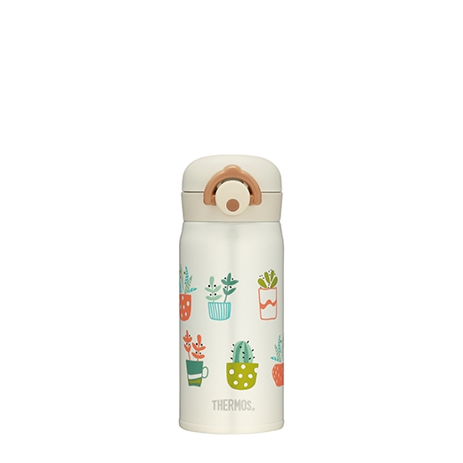【THERMOS膳魔師】保溫瓶_jnr-350系列_350ml_小盆栽