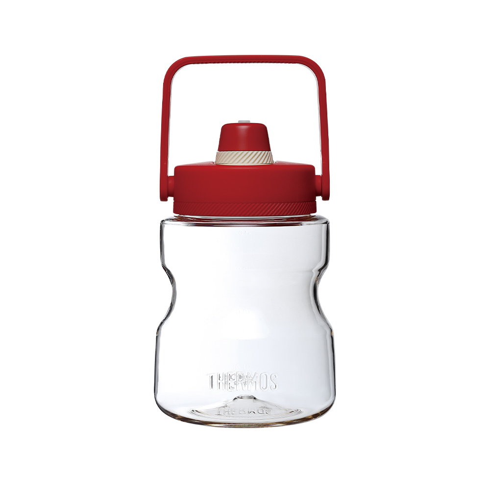 【THERMOS膳魔師】輕水瓶_TCSS-1200系列_1200ml_紅色