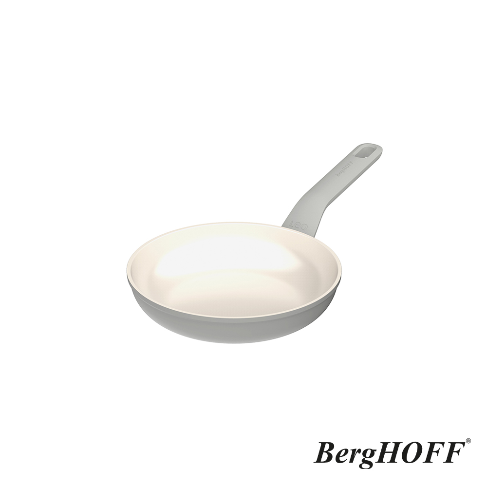 【BergHOFF貝高福】Balance陶瓷塗層不沾鍋系列_單柄平底鍋_20cm_月霧灰