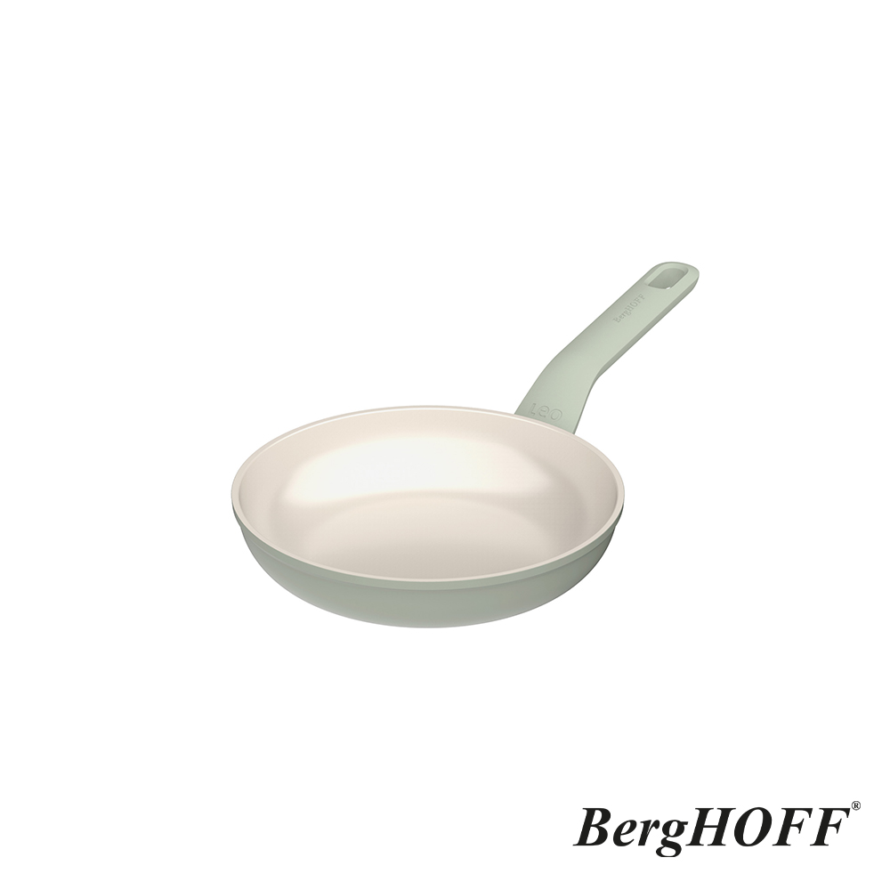 【BergHOFF貝高福】Balance陶瓷塗層不沾鍋系列_單柄平底鍋_20cm_鼠尾草綠