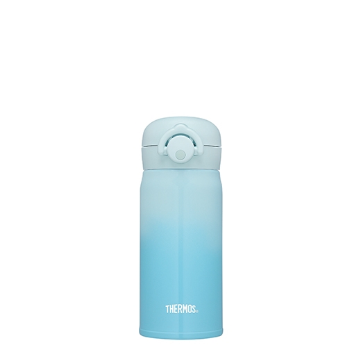 【THERMOS膳魔師】輕巧變保溫瓶_JNR-351系列_350ml_漸層藍