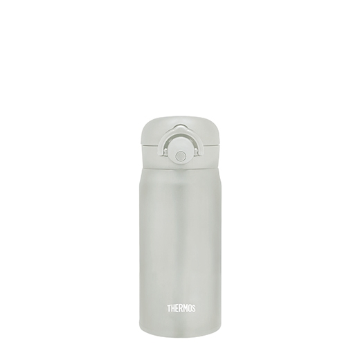 【THERMOS膳魔師】輕巧變保溫瓶_JNR-351系列_350ml_淺灰色
