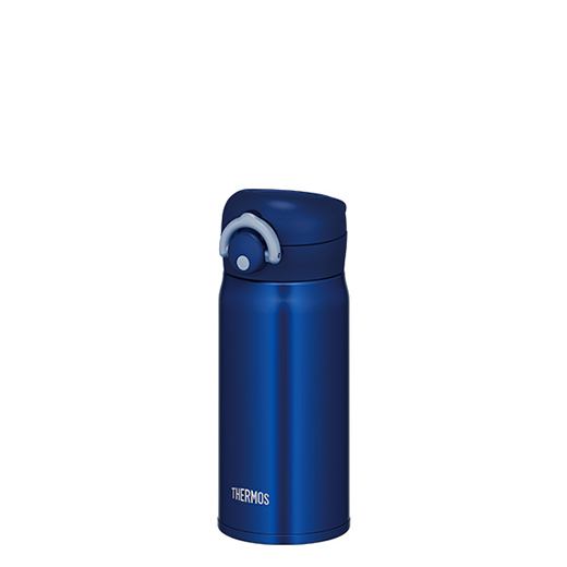 【THERMOS膳魔師】輕巧變保溫瓶_JNR-352系列_350ml_藍色
