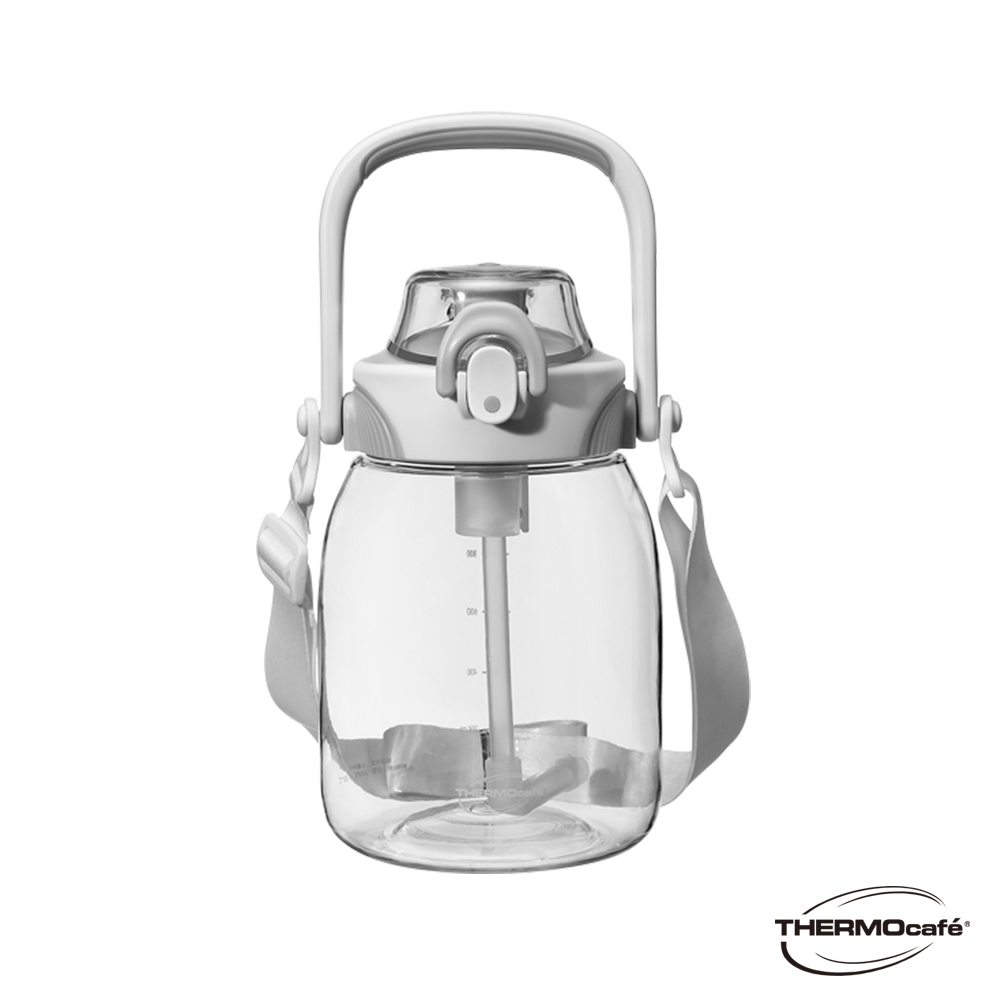 【THERMOcafe' 凱菲】隨手瓶1000ml_極簡白