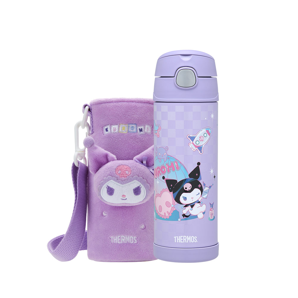 【THERMOS膳魔師】不銹鋼真空兩用保冷瓶_F4021CFKU系列_470ml_酷洛米