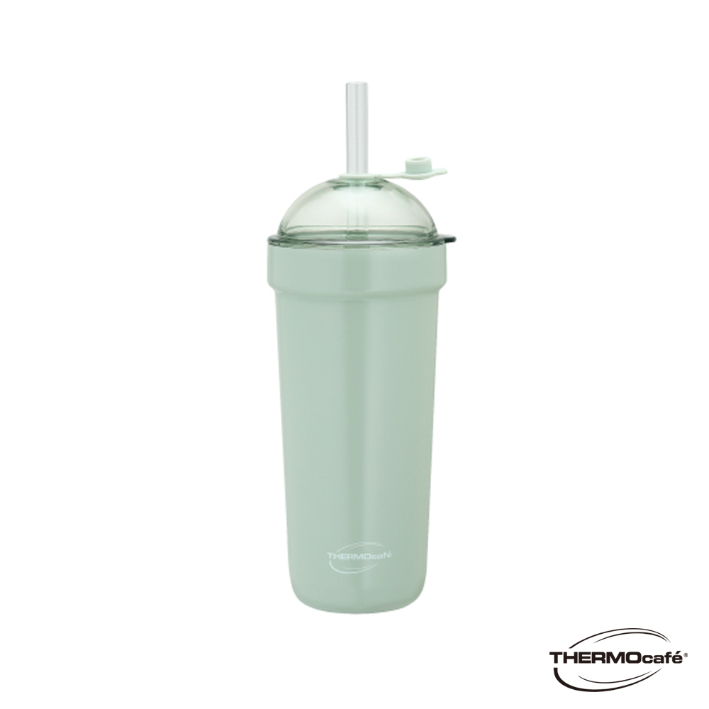 【THERMOcafe' 凱菲】吸管保溫杯_TCBT-900系列_900ml_抹茶綠