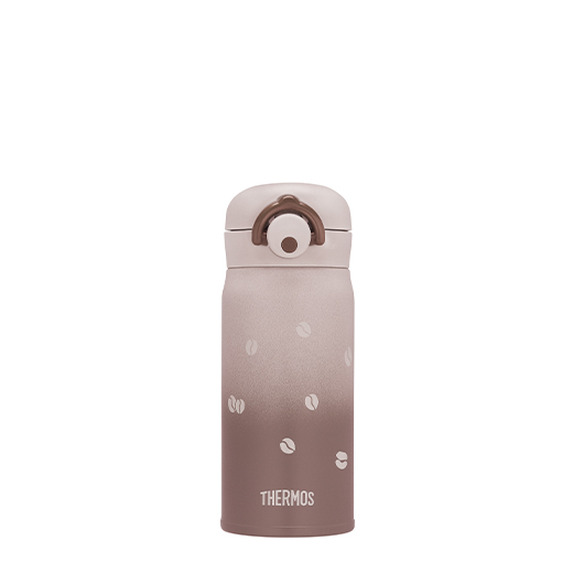 【THERMOS膳魔師】輕巧變保溫瓶_JNR-351系列_350ml_漸層咖啡豆