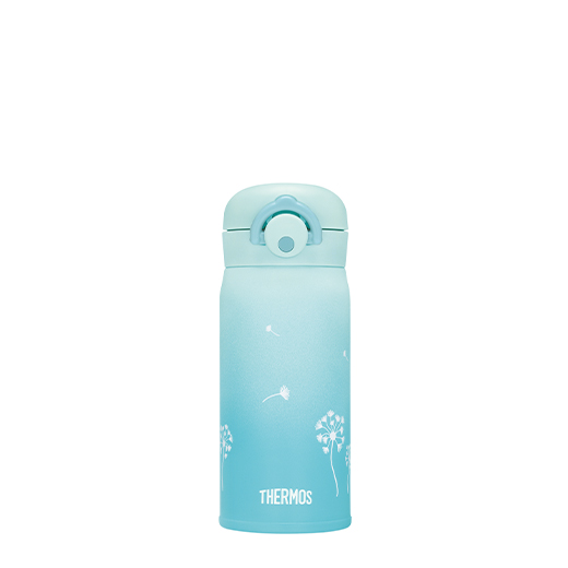 【THERMOS膳魔師】輕巧變保溫瓶_JNR-351系列_350ml_漸層蒲公英