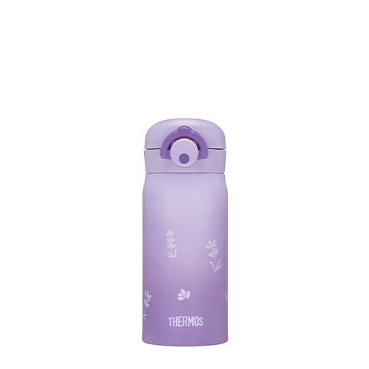 【THERMOS膳魔師】輕巧變保溫瓶_JNR-351系列_350ml_漸層花草