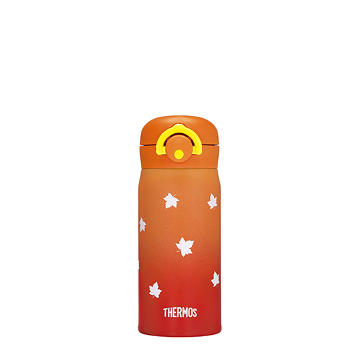 【THERMOS膳魔師】輕巧變保溫瓶_JNR-351系列_350ml_漸層楓葉