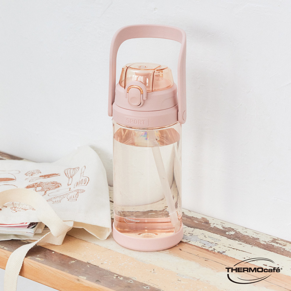 【THERMOcafe' 凱菲】大容量冷水瓶_TCTA_1800ml_草莓奶霜