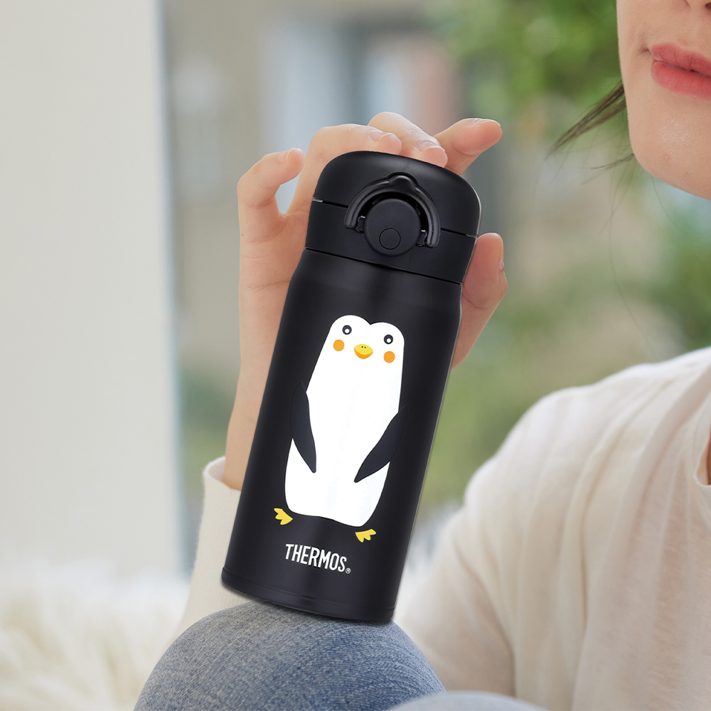 【THERMOS膳魔師】保溫瓶_JNR-350系列_350ml_企鵝
