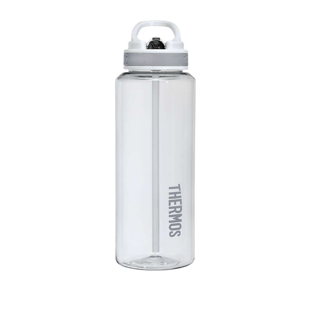 【THERMOS膳魔師】輕水瓶_TCST-950系列_950ml_象牙白