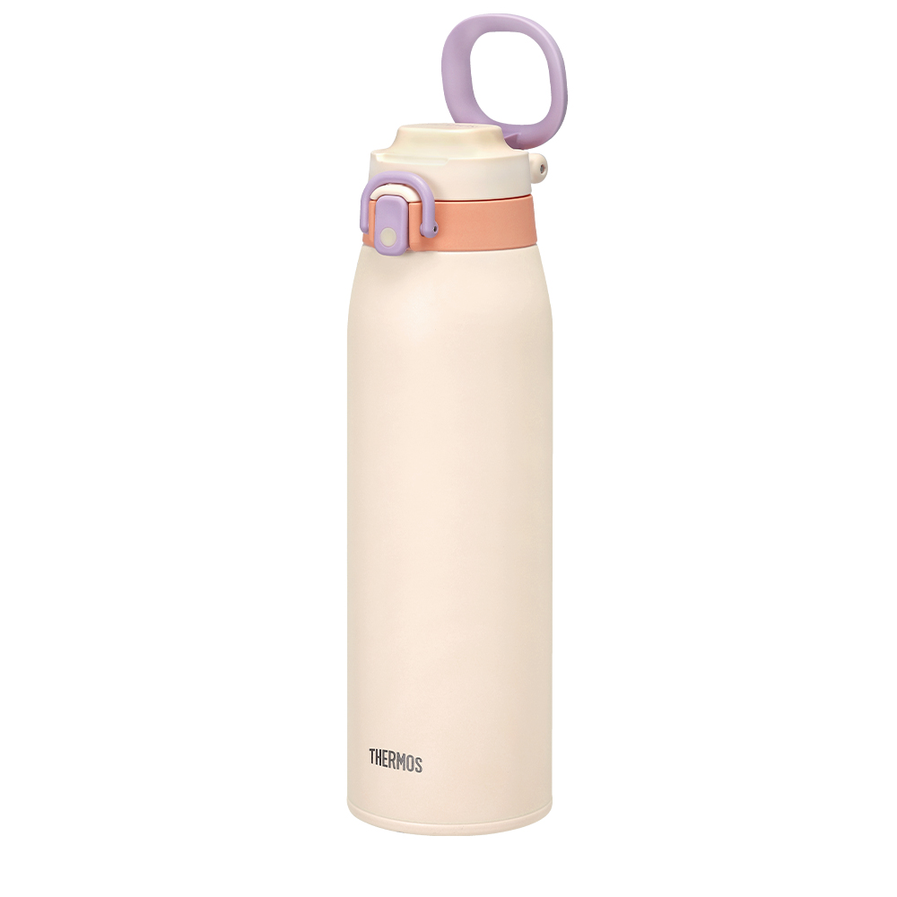 【THERMOS膳魔師】保溫杯_JOS系列_1000ml_杏暖白