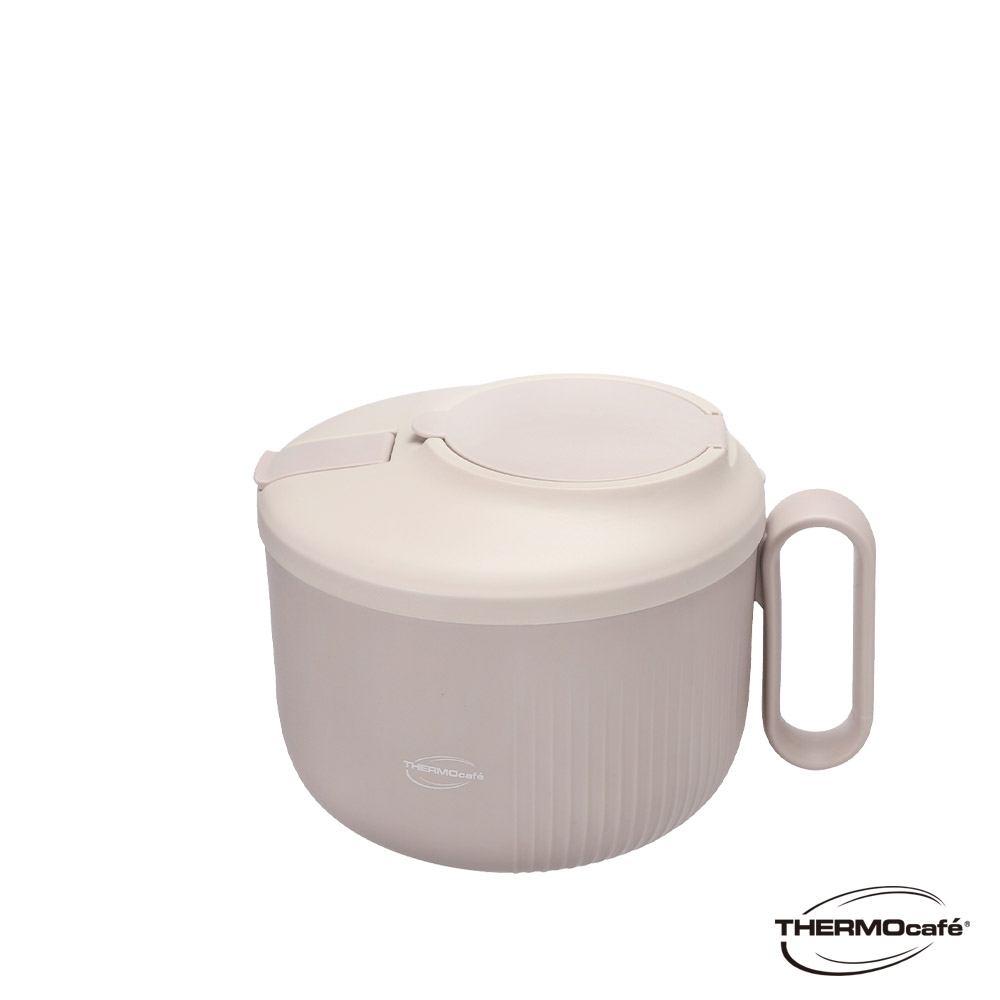 【THERMOcafe' 凱菲】凱菲不銹鋼隔溫碗1200ml_焙茶褐